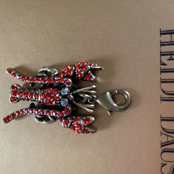 Heidi Daus Siam Red Crystal Lobster Charm - Picture 5 of 11